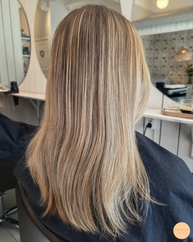 Från blond till bronde med mjuka lowlights