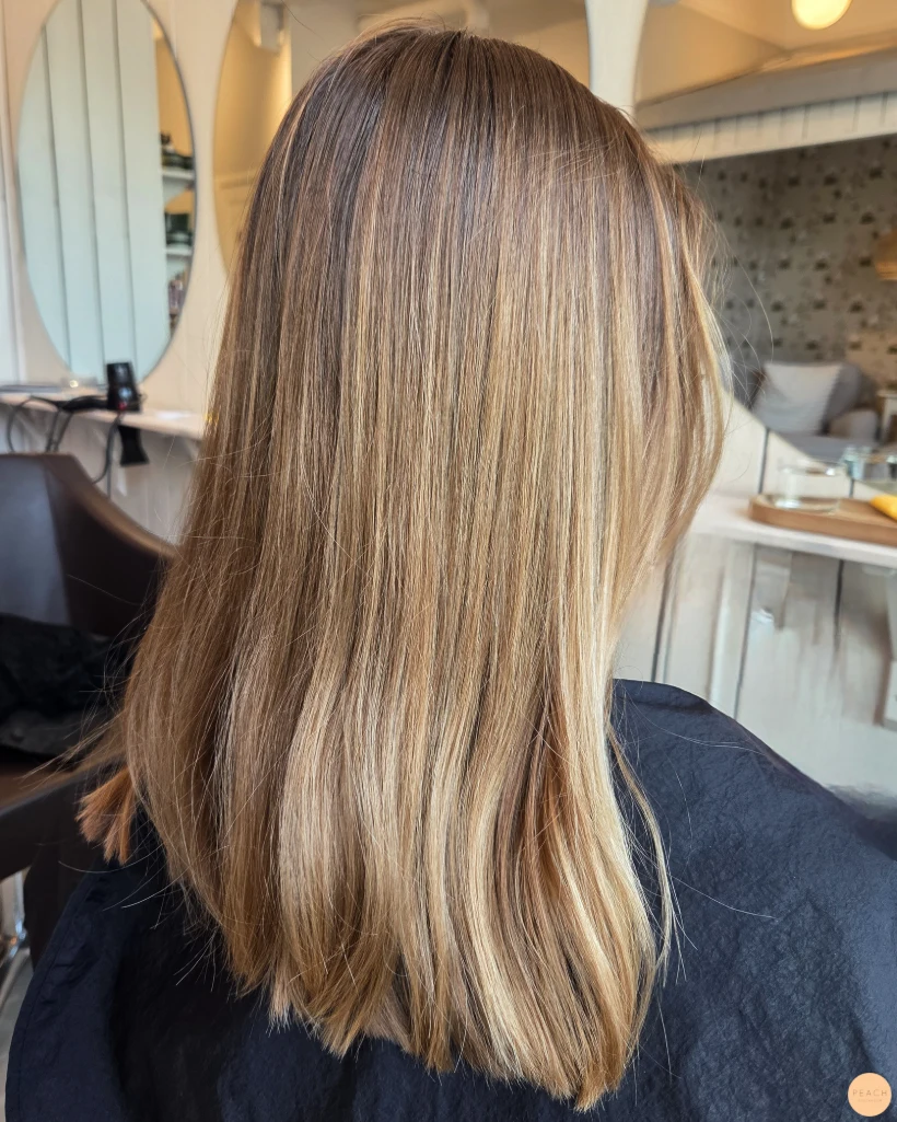 Warm honey hair color ☀️