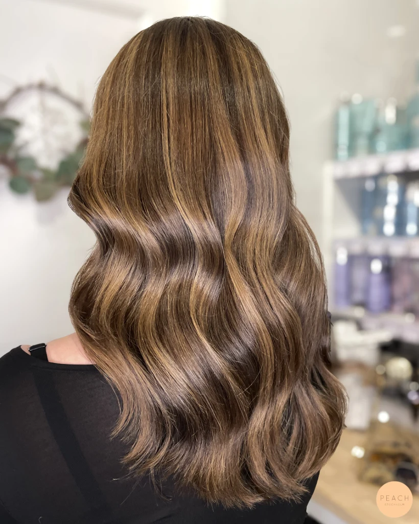 Golden hazelnut hair color 💫🤎