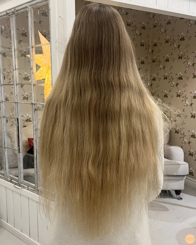 Light blonde highlights