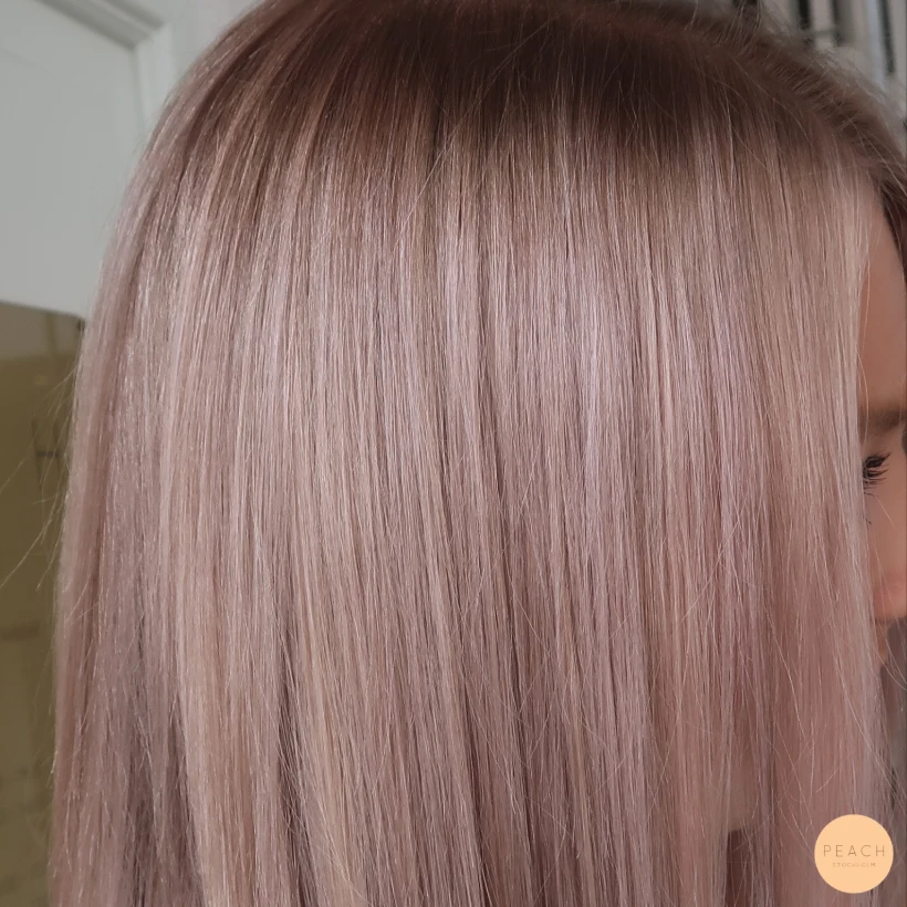 Illumina wella rosa balayage Stockholm
