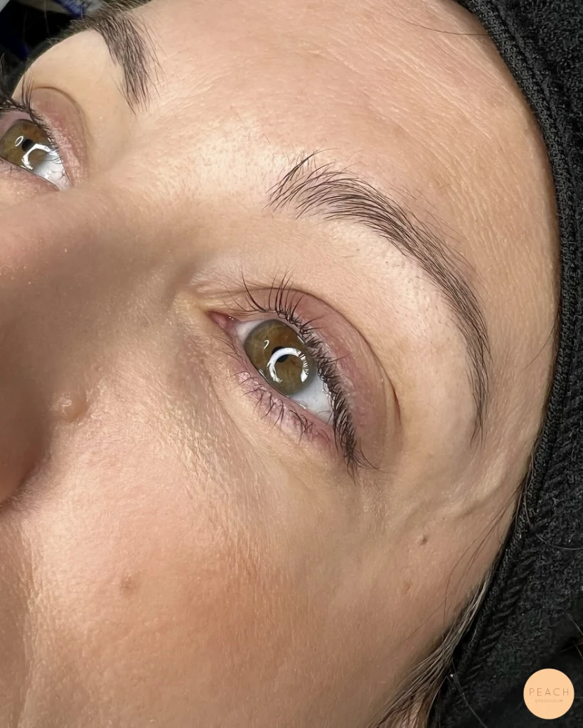 Yumi keratin lashlift före & efter ✨