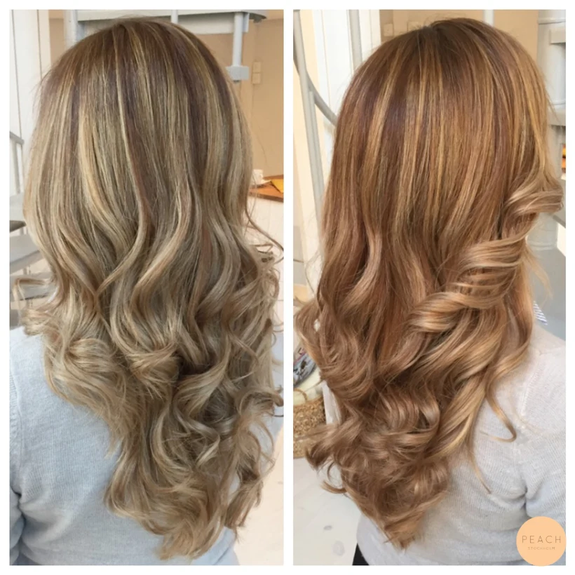 Ecaille hair med extra glans