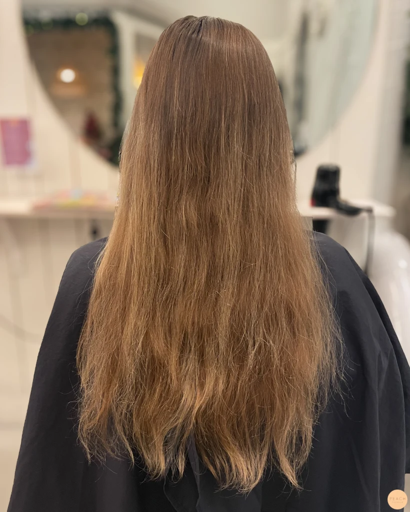 Beige bronde hair