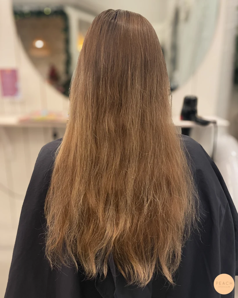 Beige bronde hair