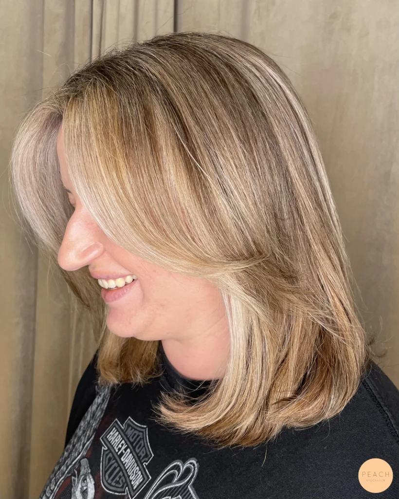Cookie Bronde med ljus face frame