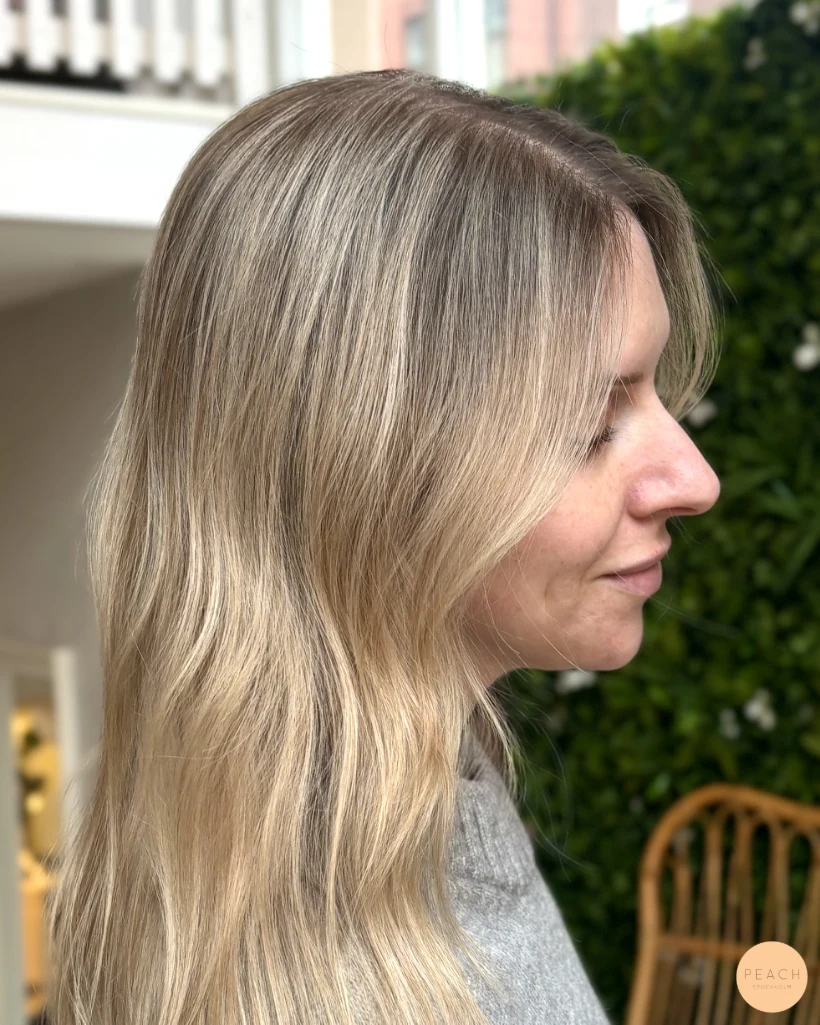 Naturlig blond hårfärg – salongsresultat av Johanna Nilsson, 16 februari 2026