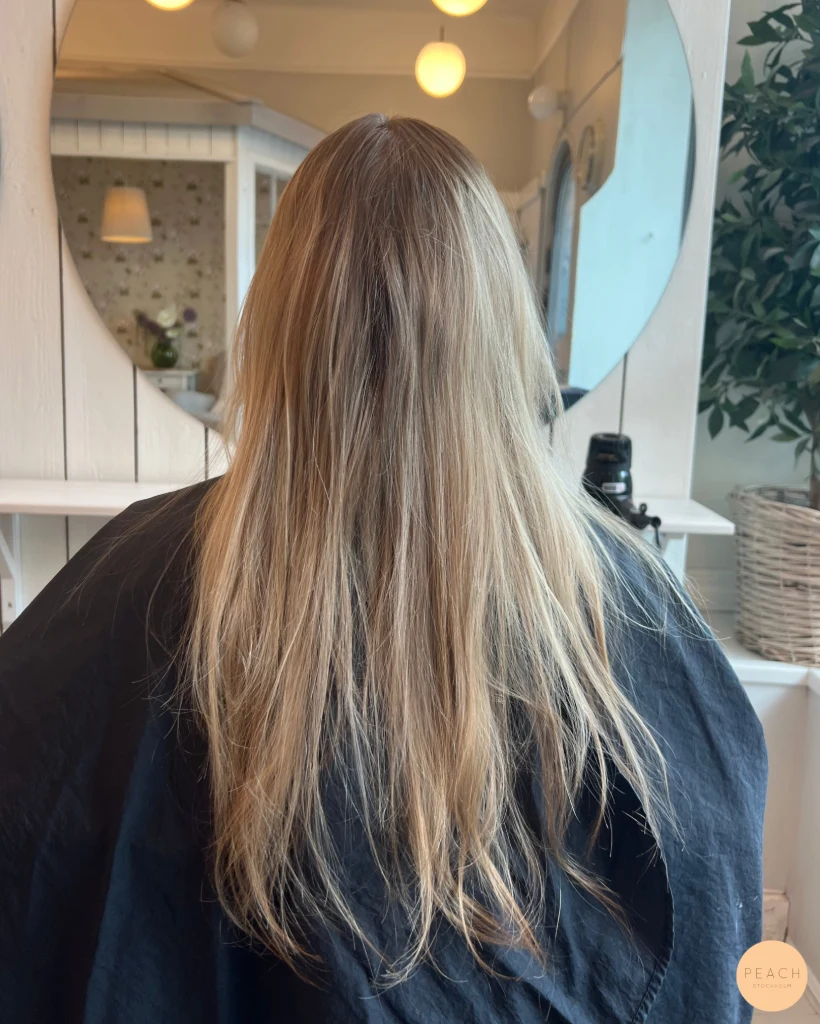 Soft blonde hair color 🫶🏼🌸✨