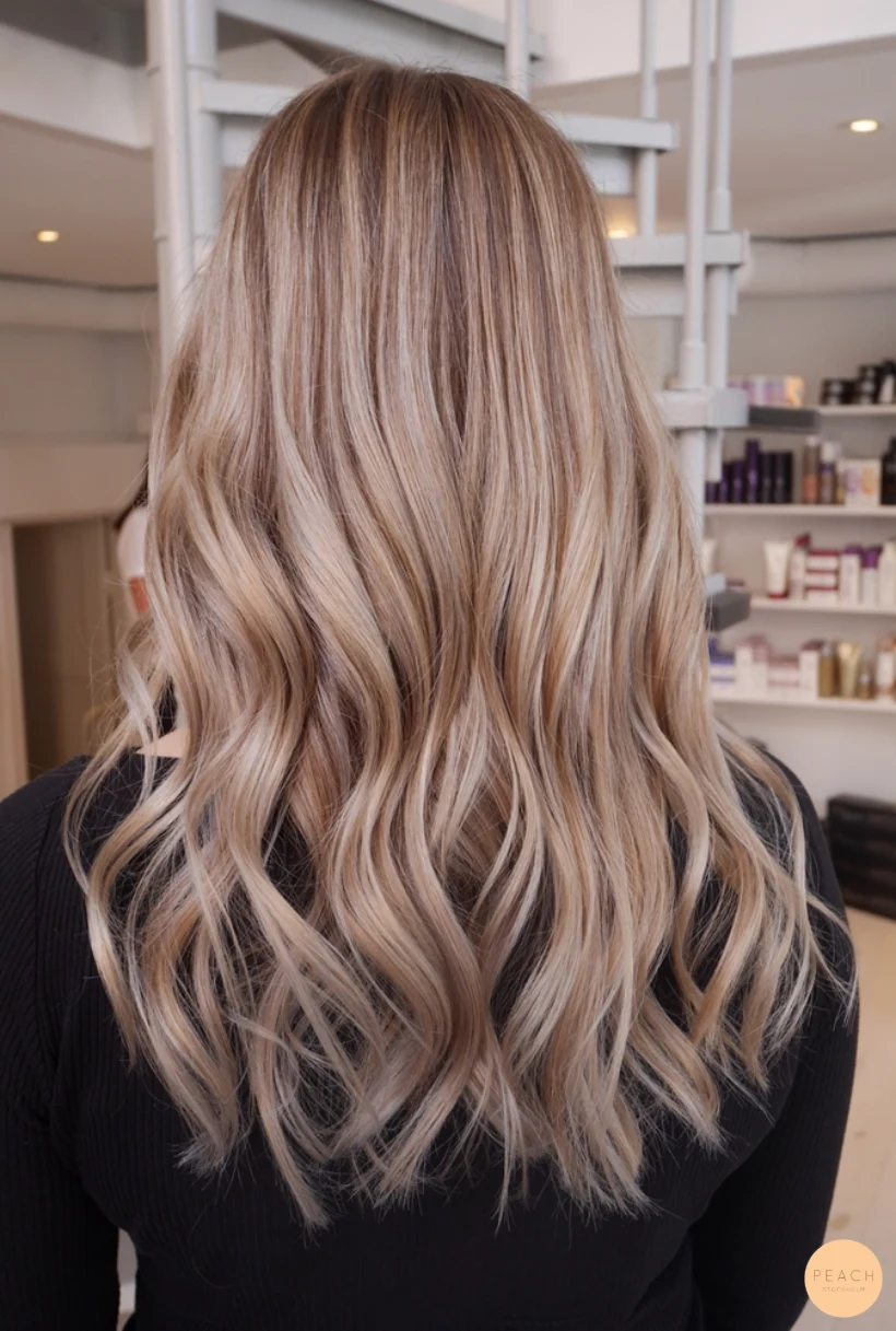 Balayage hår – salongsresultat av Julia Hemlén, 25 april 2018