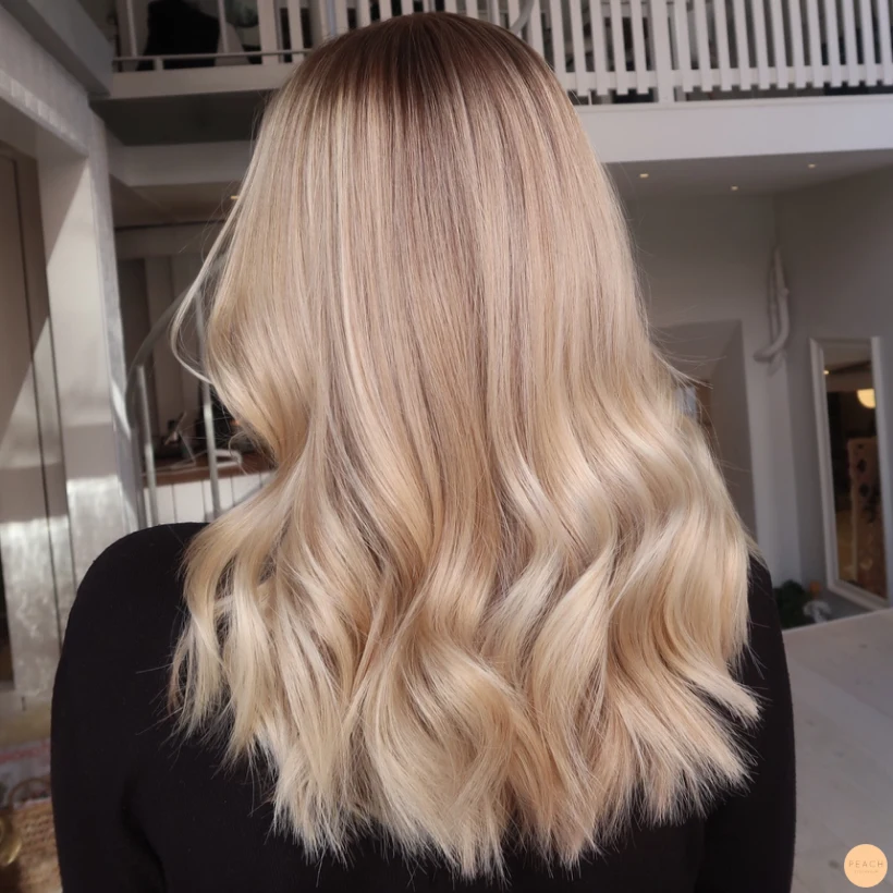 Solkysst blond balayage