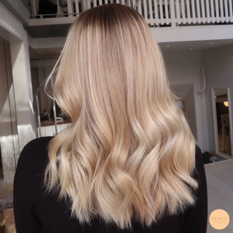 Solkysst blond balayage