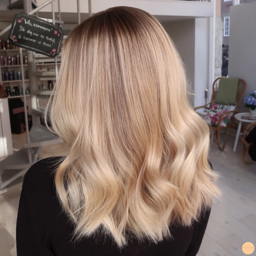 Solkysst blond balayage