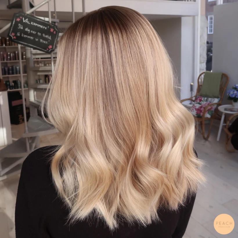 Solkysst blond balayage