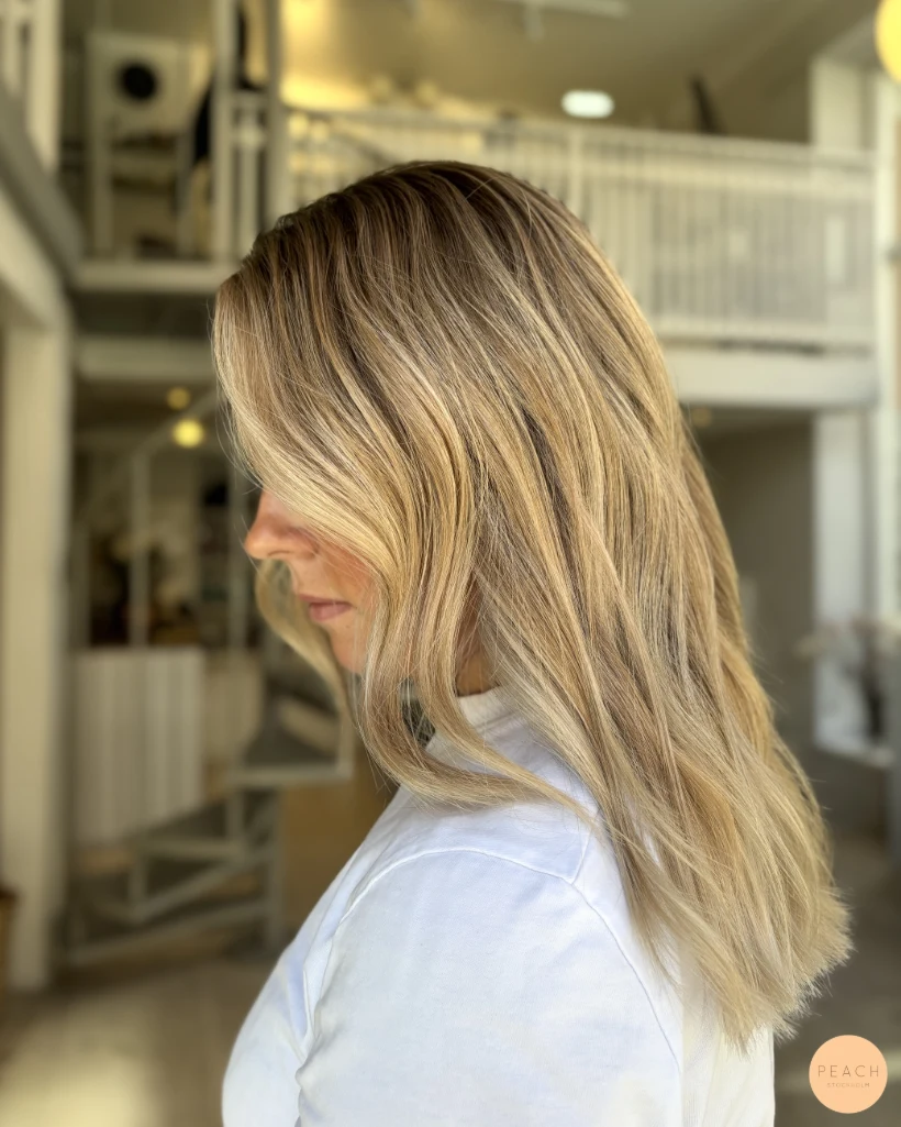 Hårfärg beige blond