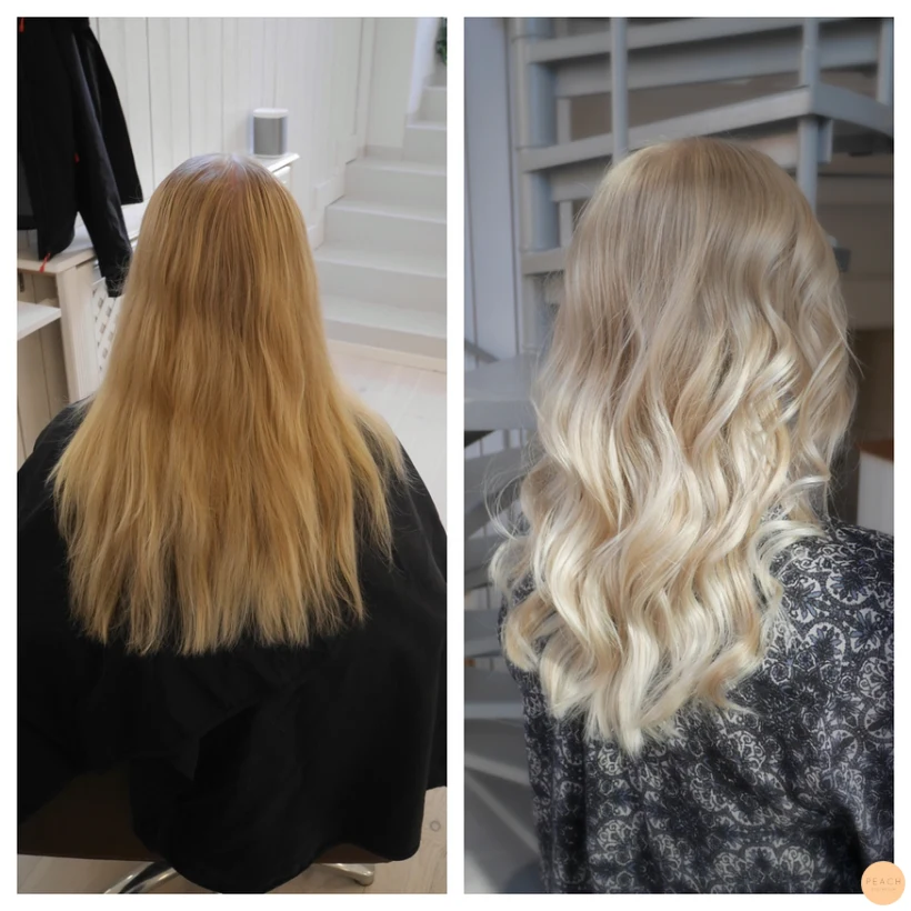 Kall blond hårfärg