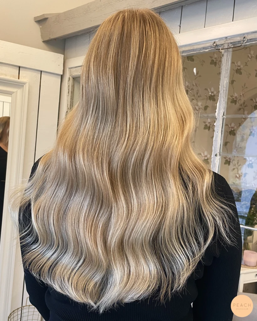 Light golden hair colour