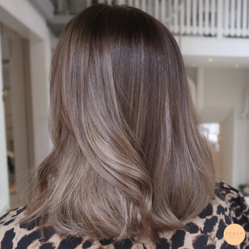 Lob krämig balayage