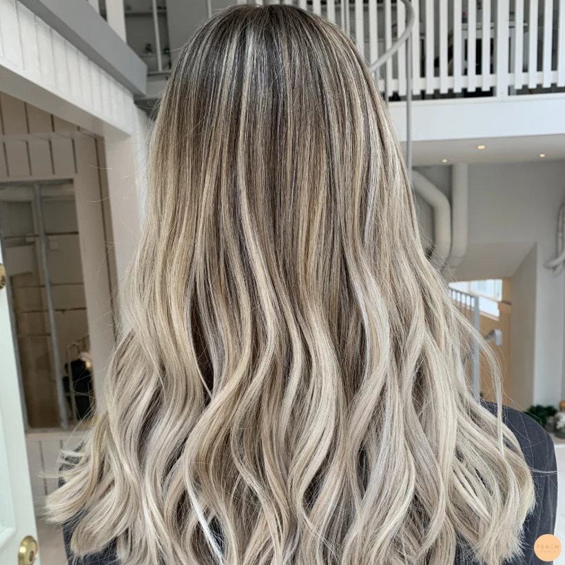 Balayage lowlights