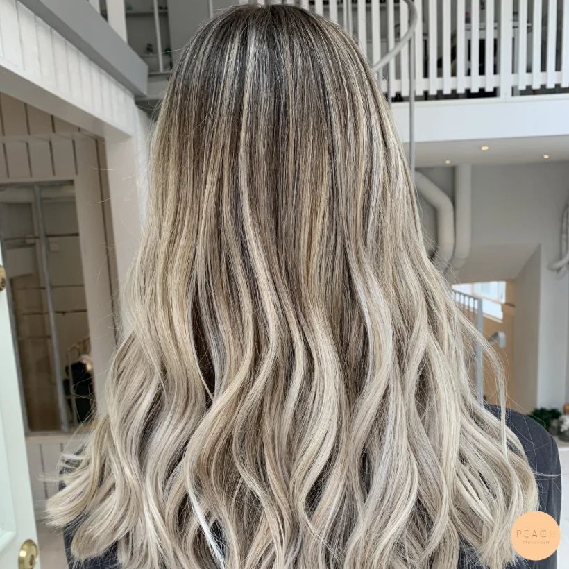Balayage lowlights
