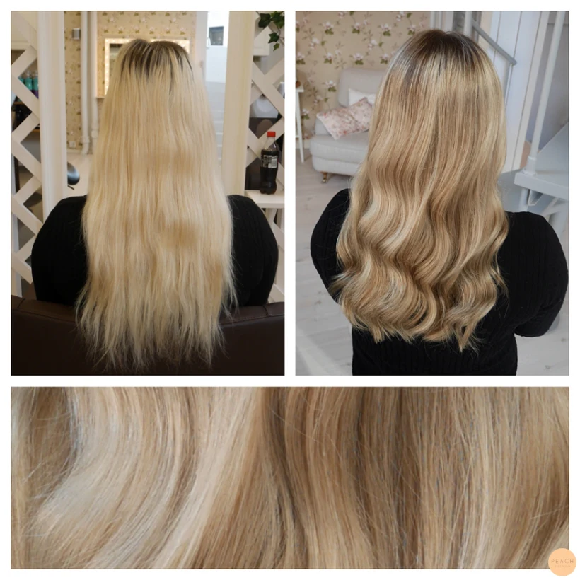 Havreblond hårfärg