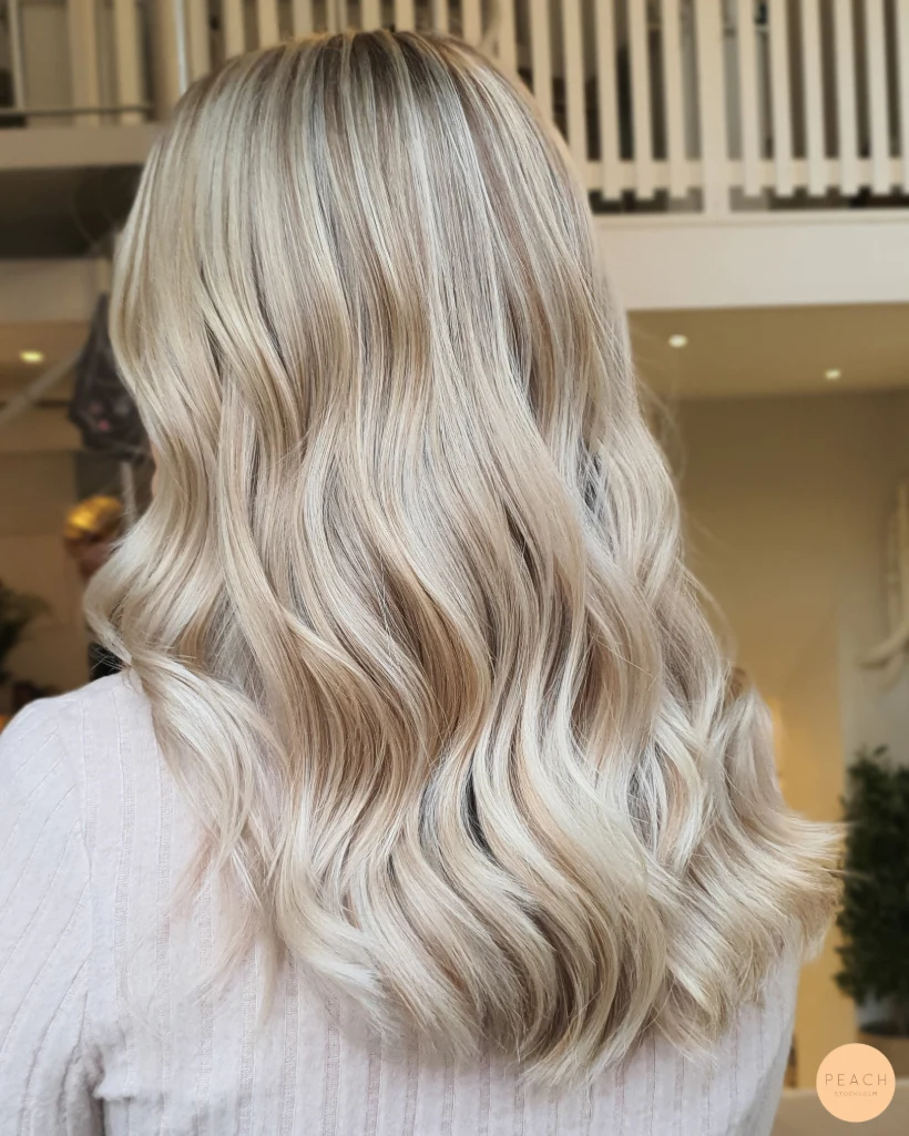 Winter blonde hair