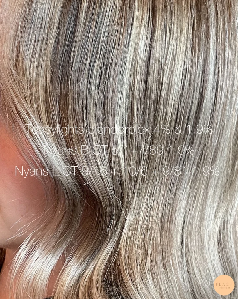 ✨ Kall blond hårfärg