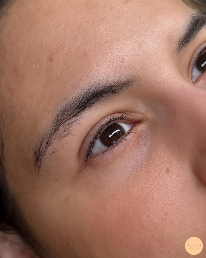 Yumi lashlift & browlift – salongsresultat av Amanda Da Silva, 16 mars 2026