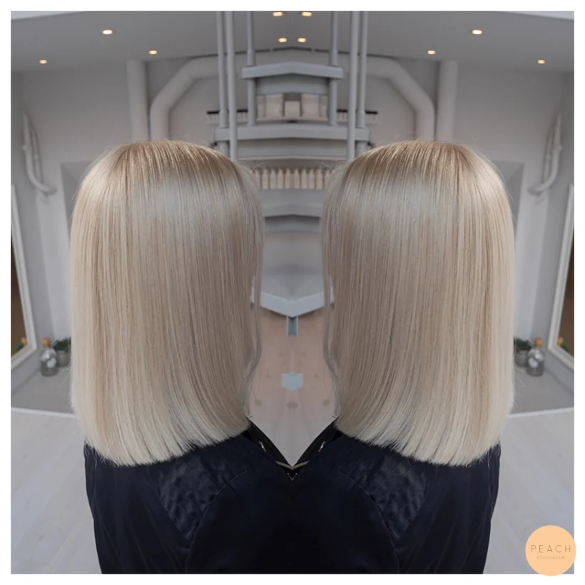 Is blond hårfärg med ljusa slingor