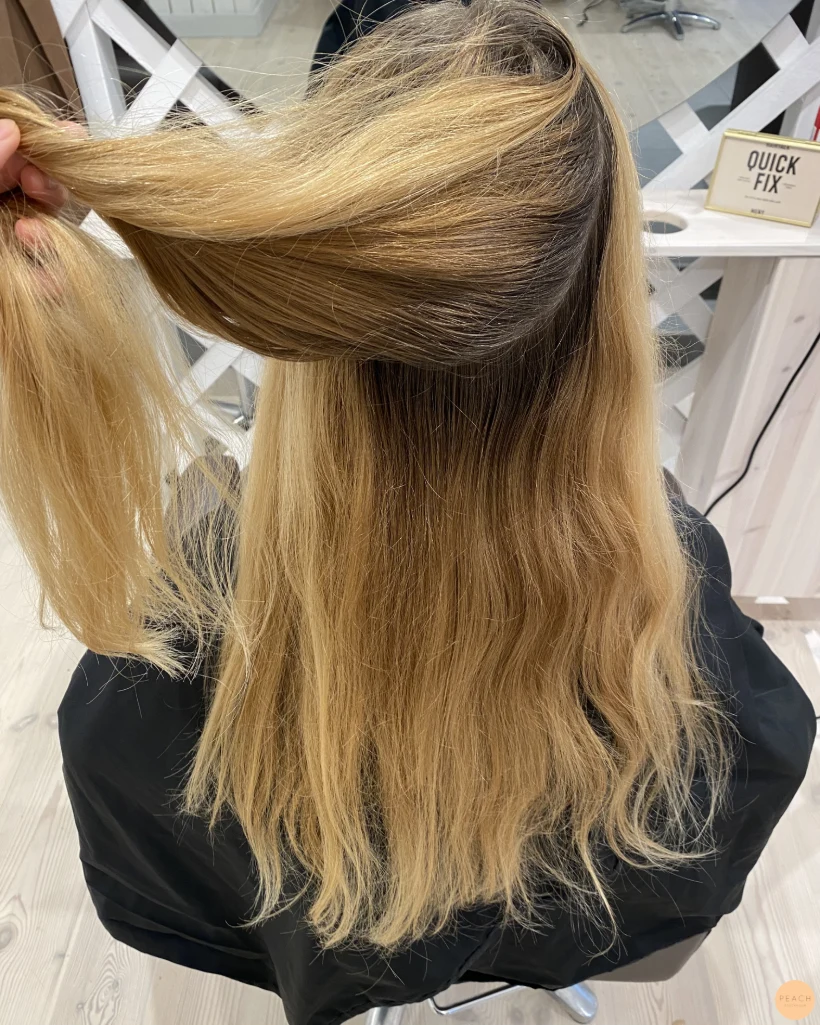 Shiny blonde