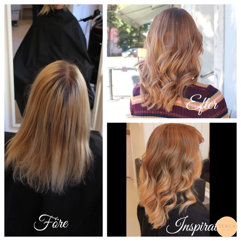 Mörkblond soft ombre