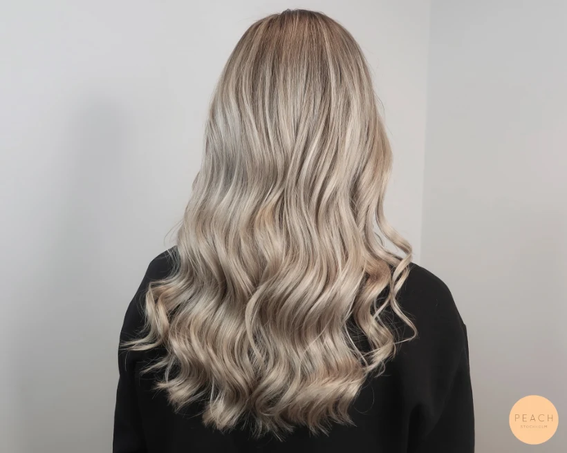 Kall blond hårfärg – salongsresultat av Marie Erks, 8 januari 2021