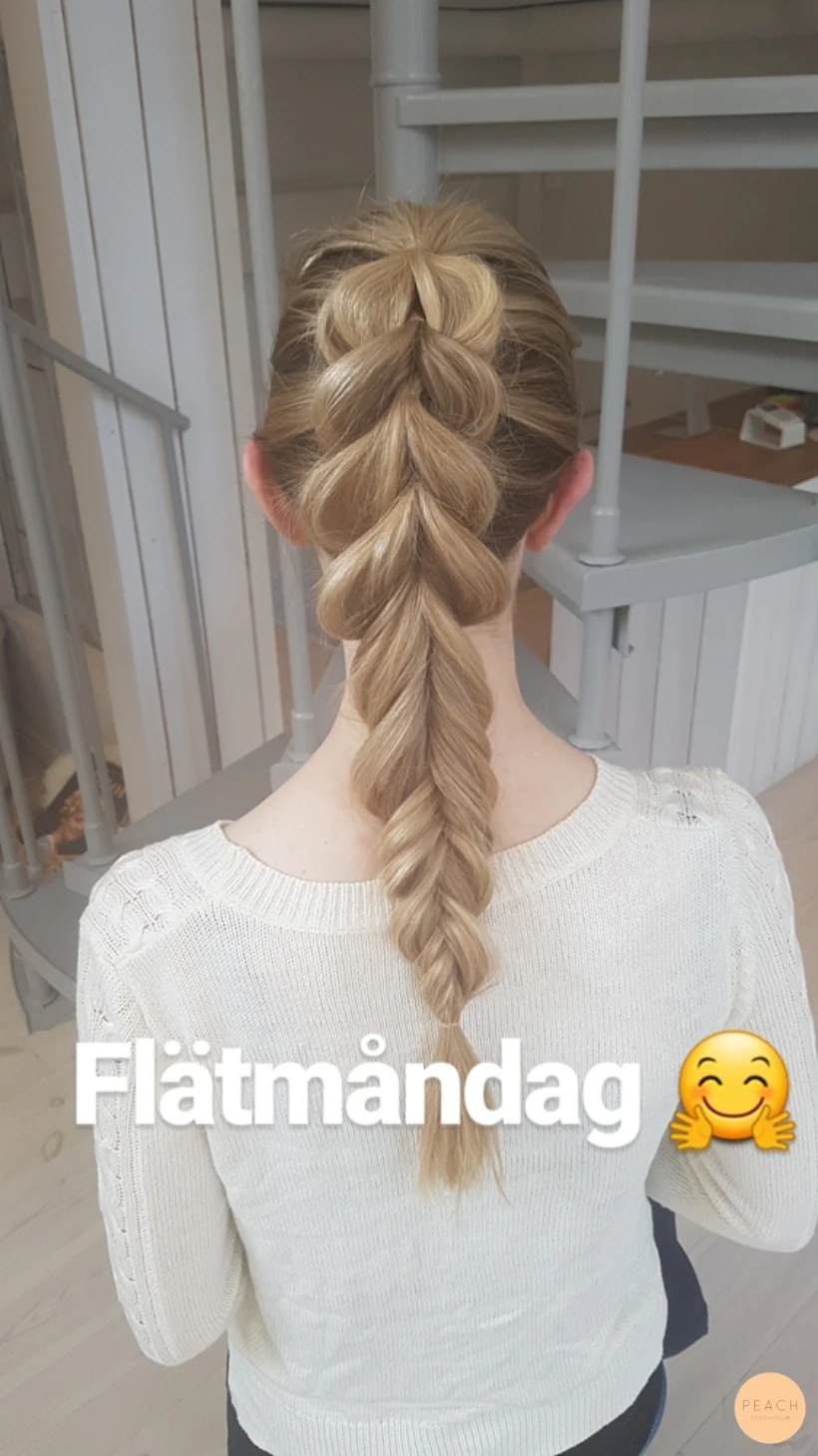 Fläta med mjuka lockar