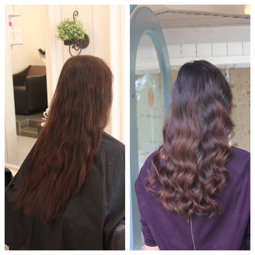 Chokladbrun ombre