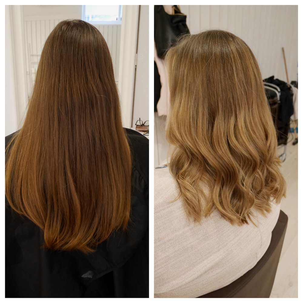 Blond beige balayage