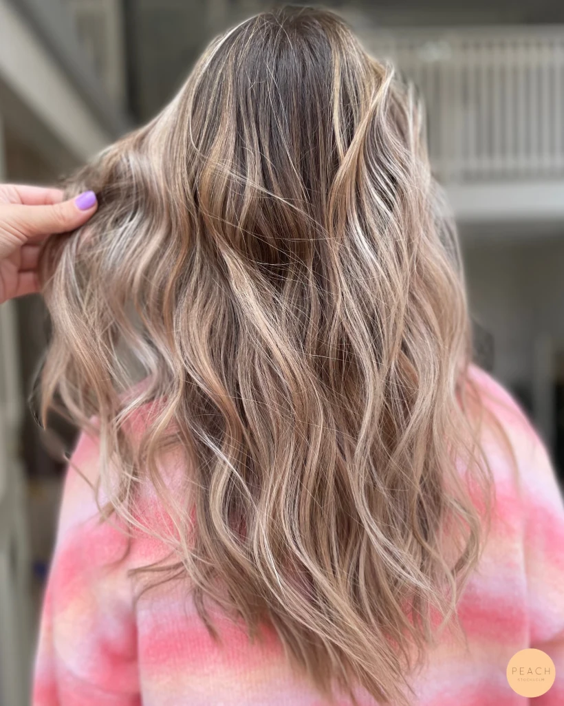 Bronde balayage med fina babylights