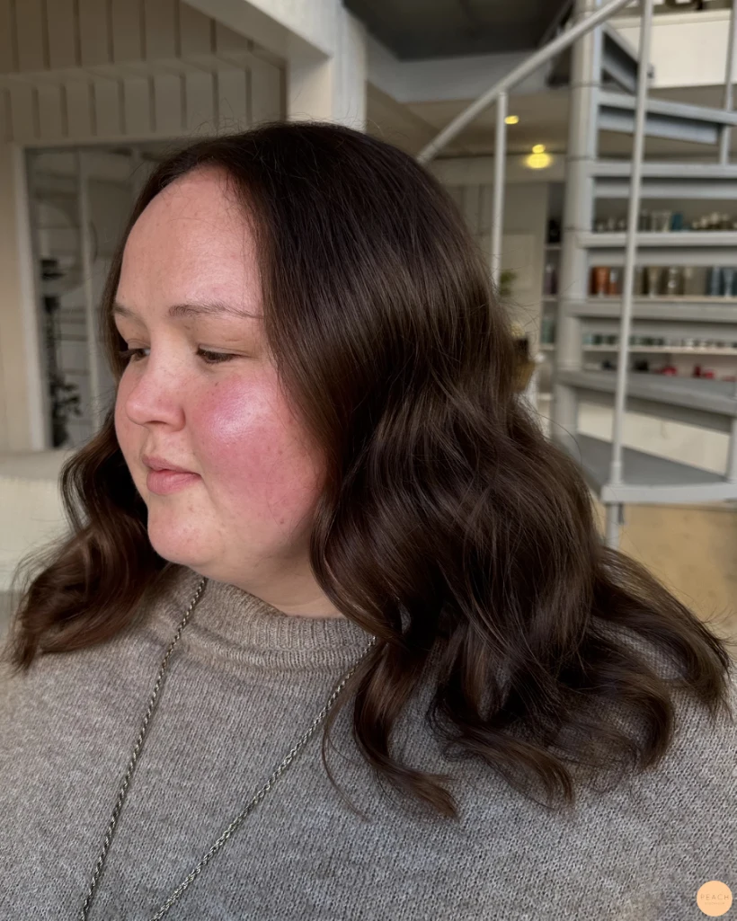Chocolate hair