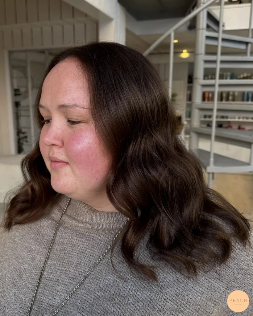 Chocolate hair
