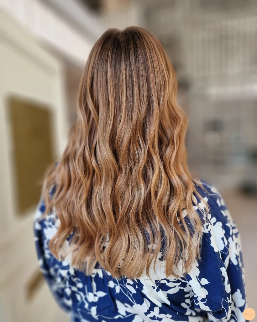 Bright pumpkin hair