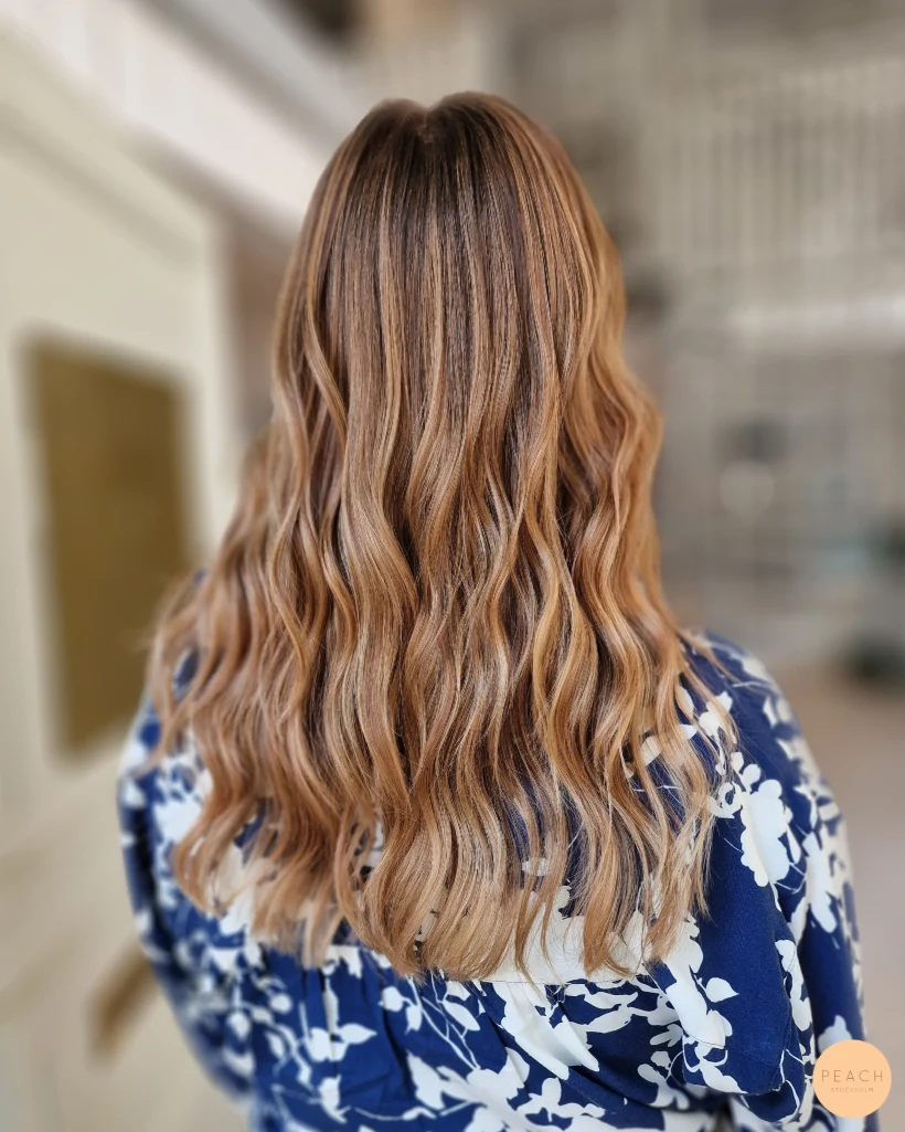 Bright pumpkin hair