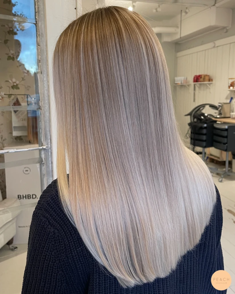 Ljusa kalla slingor med fina babylights
