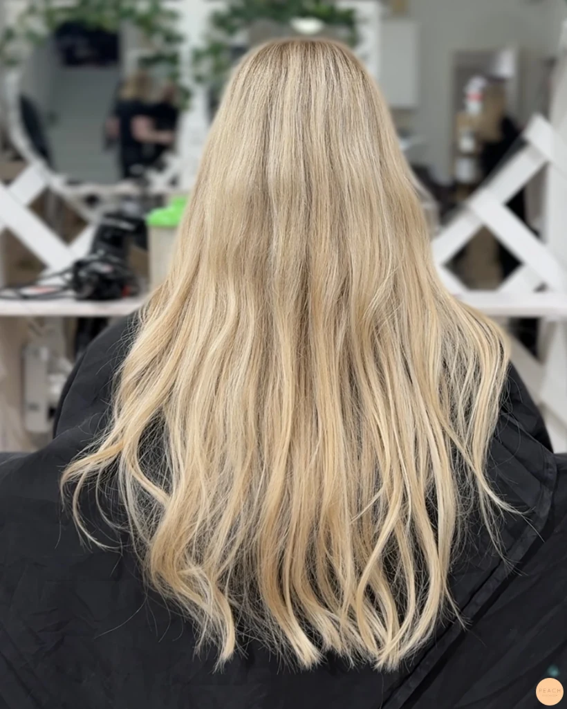 Vaniljblond hårfärg