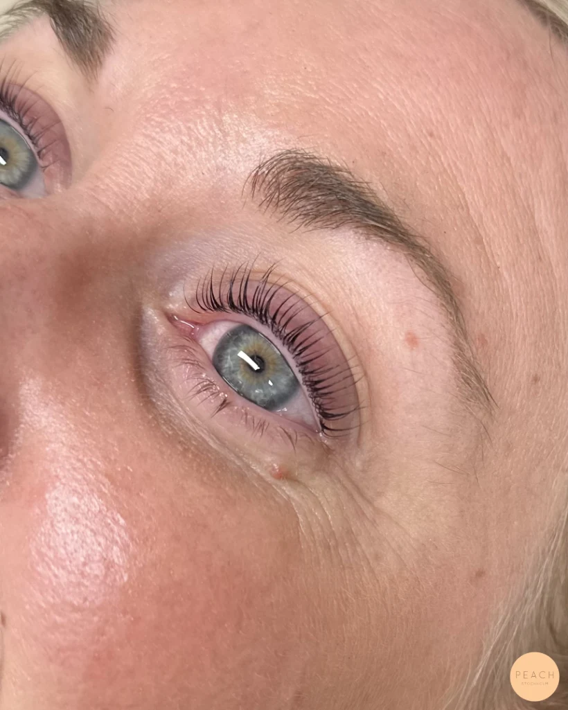Lashlift yumilashes – salongsresultat av Amanda Da Silva, 30 april 2026