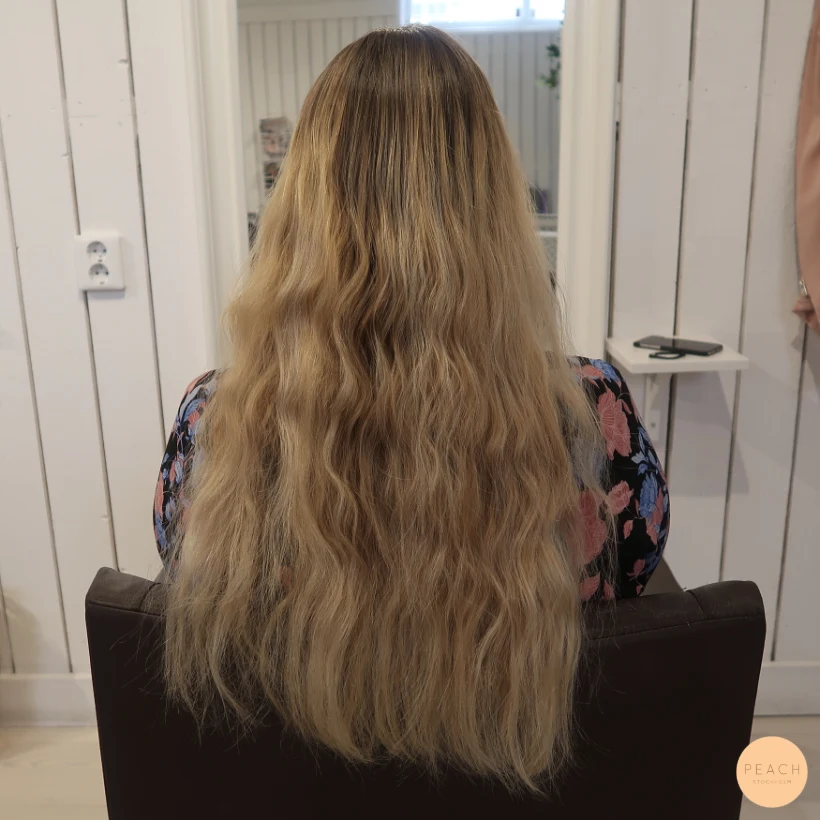 Balayage med kortare klippning