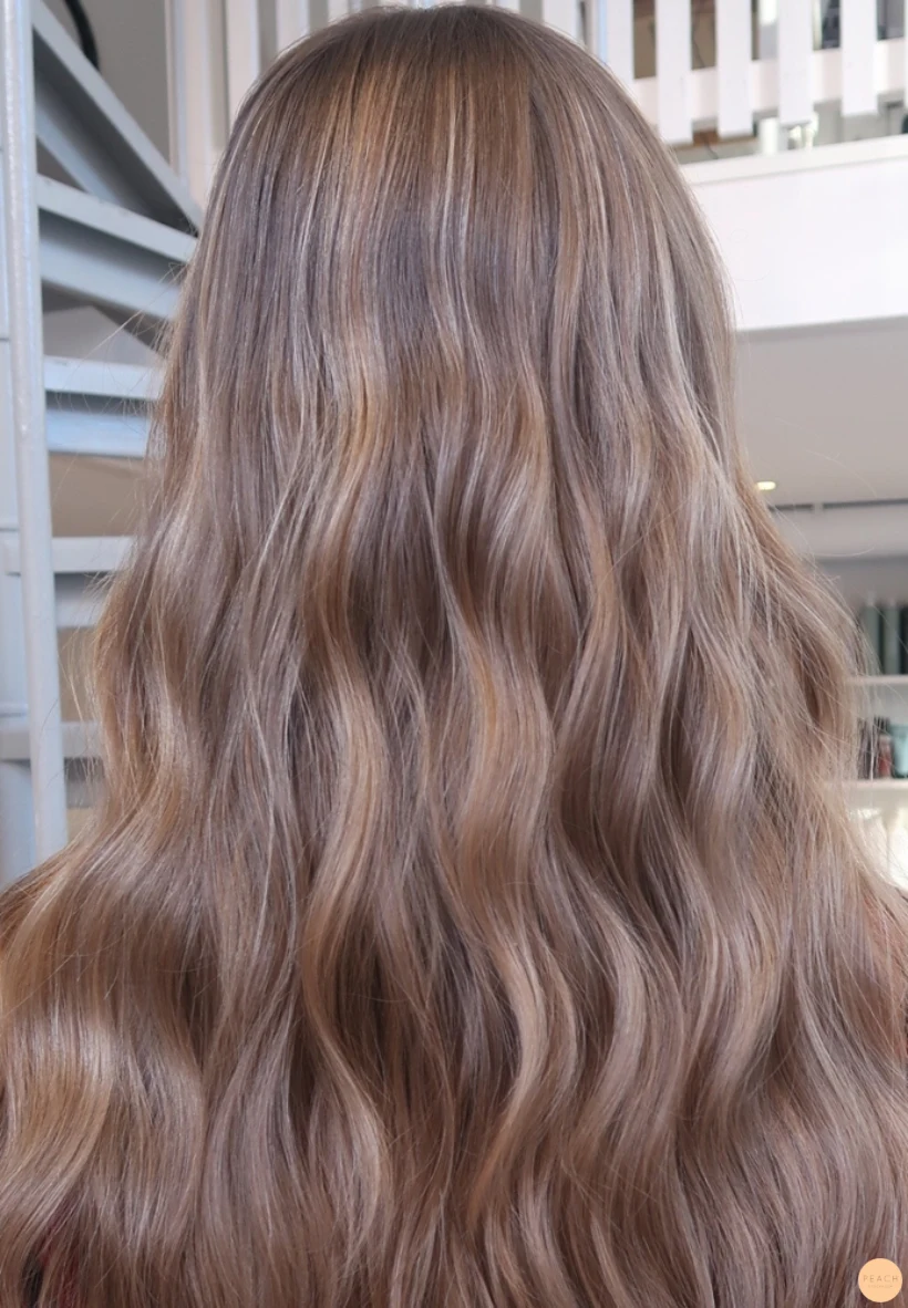 Balayage varm blond