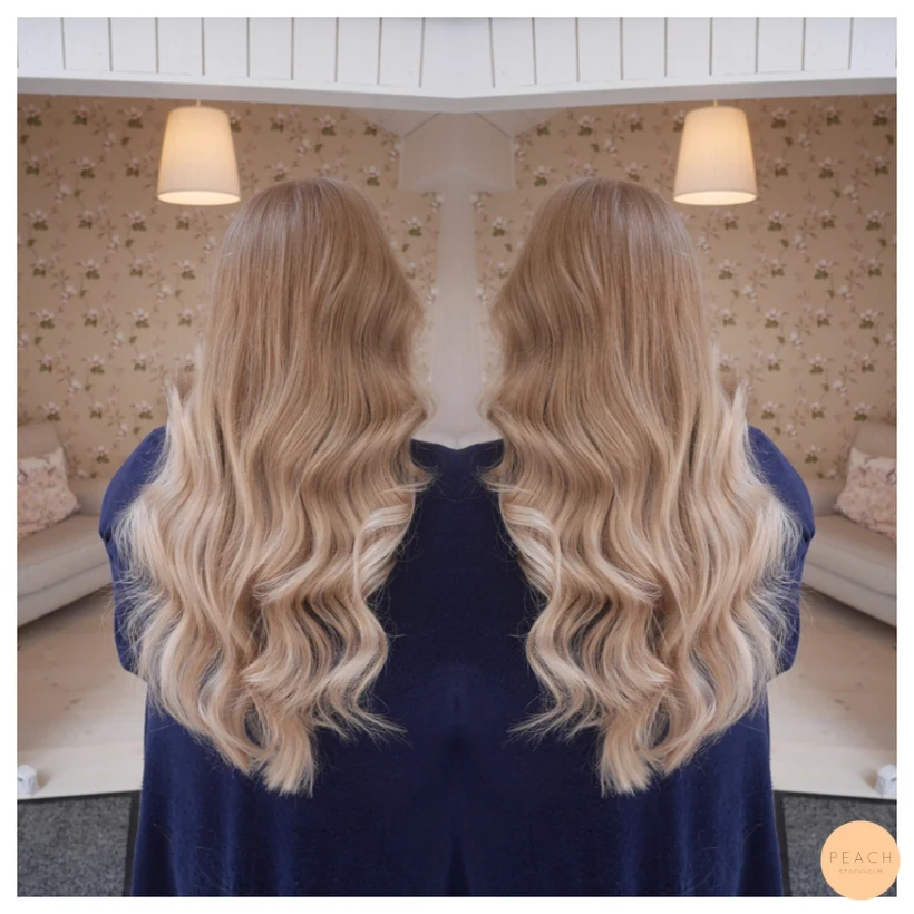 Toning i blonderat hår