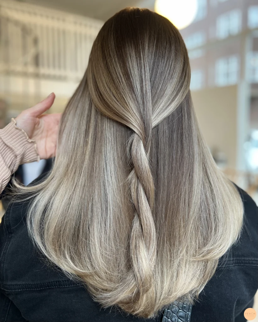 Soft balayage blond