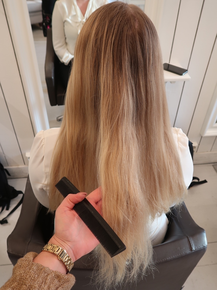 Blond balayage naturlig