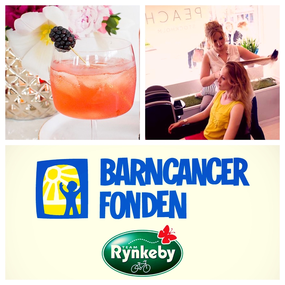 Peach Stockholm skänker kassan till Team Rynkeby till förmån för Barncancerfonden!