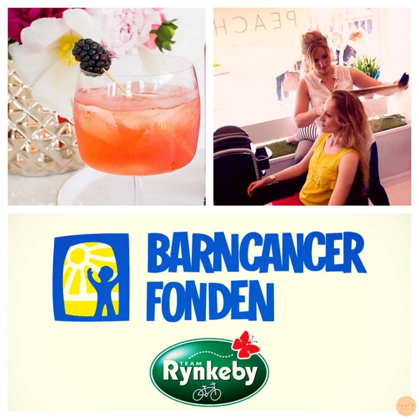 Peach Stockholm skänker kassan till Team Rynkeby till förmån för Barncancerfonden!