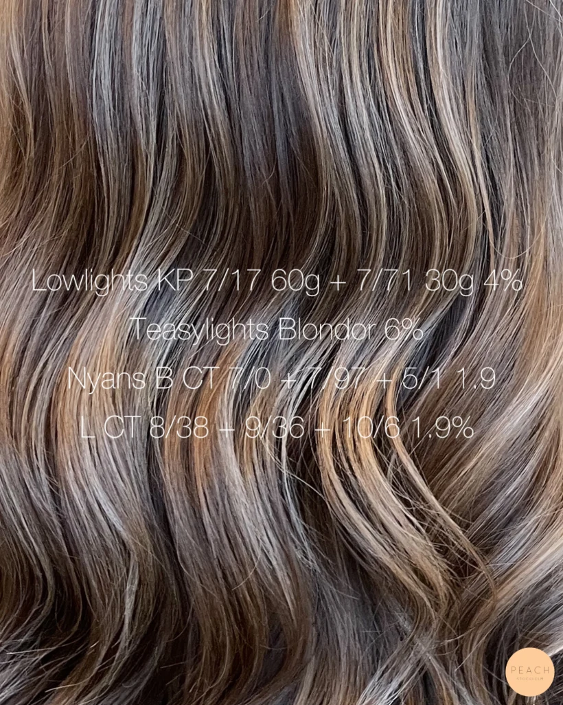 Creamy hair color